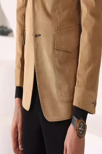 Black rayon tuxedo