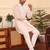 Pink cotton silk kurta pajama