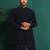White silk embroidered sherwani