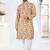 Off white heavy rayon printed kurta