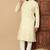 Yellow heavy linen cotton print with cotton pyjama