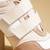 White solid leather heels