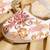 White embroidered satin ballerinas