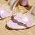 Pink solid leather heels
