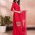 Women's Gorgeous Embroidery Vichitra Silk Fabric Straight Kurta, Sharara and Dupatta Set