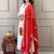 Women's Gorgeous Embroidery Chandrei Fabric Straight Kurta, Pant and Dupatta Set