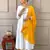 Women's  Embroidery Chandrei Straight Kurta Pant and Dupatta Set