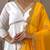 Women's Gorgeous Embroidery Chandrei Fabric Straight Kurta, Pant and Dupatta Set