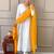 Women's Gorgeous Embroidery Chandrei Fabric Straight Kurta, Pant and Dupatta Set