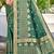 Sangam prints green assam silk woven work traditional saree