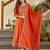 Women's Gorgeous Embroidery Vichitra Silk Fabric Flared Kurta, Pant and Dupatta Set