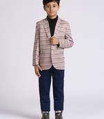 full sleeves solid elegance blazer - light purple