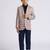 full sleeves solid elegance blazer - light purple