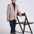 full sleeves solid elegance blazer - light purple