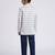 full sleeves solid elegance blazer - white