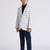 full sleeves solid elegance blazer - white