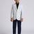 full sleeves solid elegance blazer - grey