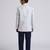 full sleeves solid elegance blazer - grey