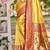 Sangam prints multi color kanjivaram silk woven work traditional saree