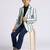 full sleeves solid elegance blazer - green