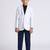 full sleeves solid elegance blazer - blue