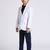 full sleeves solid elegance blazer - blue