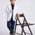 full sleeves solid elegance blazer - blue