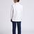 full sleeves solid elegance blazer - white