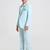 suit set full sleeves blazer, shirt, pant and waist coat with bow tie - sea green