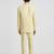 suit set full sleeves blazer, shirt, pant and waist coat with bow tie - pista green