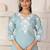 Elegant sea blue chanderi suit set with organza dupatta