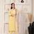 Elegant Yellow chanderi suit set with organza dupatta