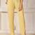Elegant Yellow chanderi suit set with organza dupatta