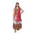 Kutchi emboidered white girls chaniya choli with dupatta (tcc-wave) - white