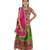 Kutchi emboidered green girls chaniya choli with dupatta (tcc-wave) - green
