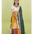 Kutchi embroidered black girls chaniya choli with dupatta (cc-fncy) - white
