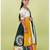 Kutchi embroidered black girls chaniya choli with dupatta (cc-fncy) - white
