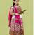 Girls kutch work embroidered lehenga choli set with dupatta (tcc-bwr) - white