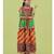 Girls kutch work embroidered lehenga choli set with dupatta (tcc-bwr) - orange