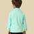 full sleeves blazer set with graphic printed t-shirt - fluorescent green
