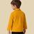full sleeves blazer set with graphic printed t-shirt - orange