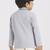 full sleeves blazer set with graphic printed t-shirt - grey