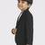 full sleeves blazer set with graphic printed t-shirt - black