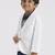 full sleeves blazer set with graphic printed t-shirt - white