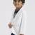 full sleeves blazer set with graphic printed t-shirt - white