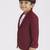 full sleeves blazer set with graphic printed t-shirt - maroon