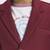 full sleeves blazer set with graphic printed t-shirt - maroon
