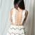 white embroidered cotton Lehenga set