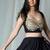 black embroidered cotton Lehenga with blouse