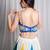 multicolor plain cotton Lehenga with blouse